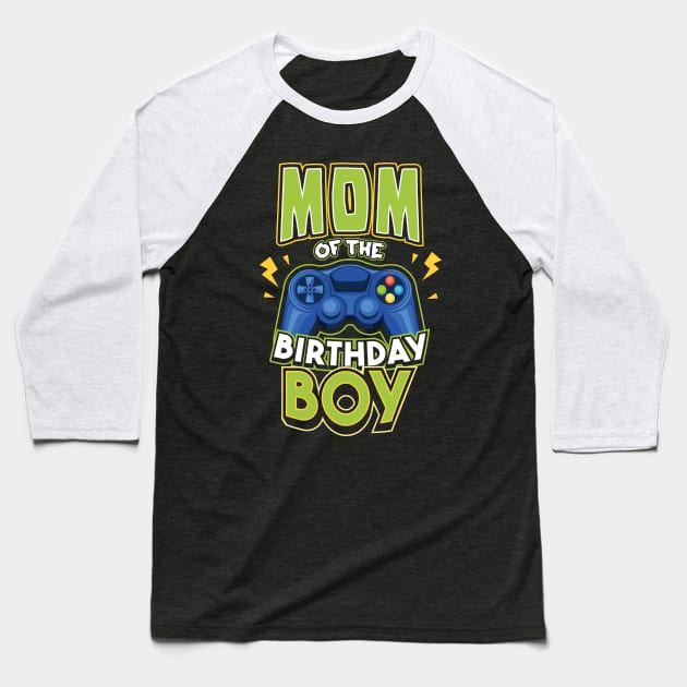 Mom of the Birthday Boy Baseball T-Shirt by aneisha